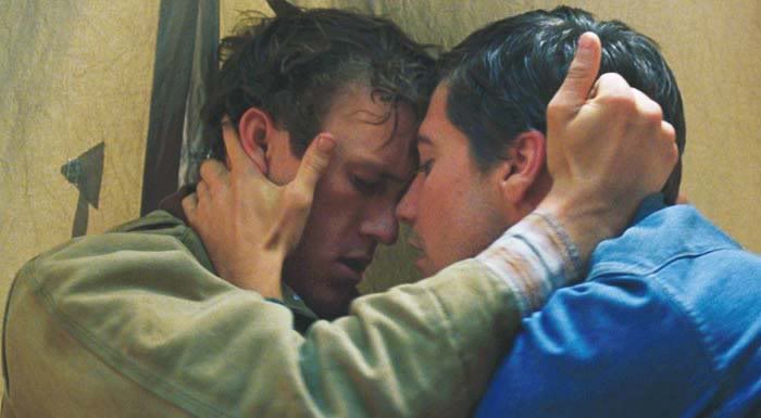  Heath Ledger e Jake Gyllenhaal em O Segredo de Brokeback Mountain (2005)