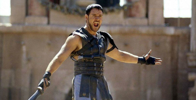 Russell Crowe em Gladiador (2000)