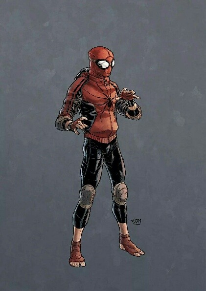 Homem-Aranha uniforme arte