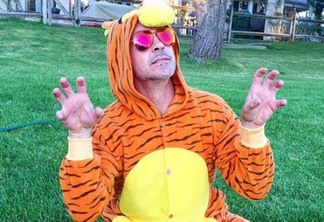 Robert Downey Jr se veste de Tigrão do Ursinho Pooh para ajudar criança
