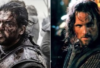 Os heróis Jon Snow e Aragorn