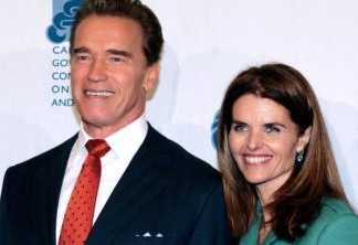 Arnold Schwarzenegger com a ex, Maria Shriver