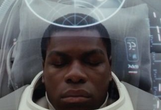 Finn (John Boyega), em Os Últimos Jedi.