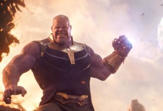 Vingadores: Guerra Infinita | Thanos estampa capa do Blu-ray especial do filme