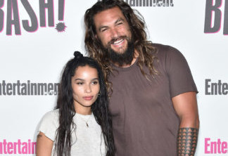 SAN DIEGO, CA - JULY 21:  (L-R) Zoe Kravitz and Jason Momoa attends Entertainment Weekly's Comic-Con Bash held at FLOAT, Hard Rock Hotel San Diego on July 21, 2018 in San Diego, California sponsored by HBO  (Photo by Mike Coppola/Getty Images for Entertainment Weekly)