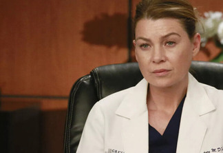 Ellen Pompeo como Meredith em Grey's Anatomy.