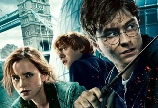 Hermione, Rony e Harry em Harry Potter