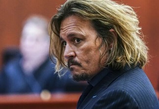 Johnny Depp durante o longo processo judicial contra Amber Heard