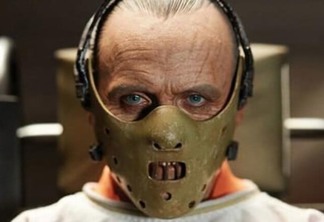 Anthony Hopkins como Hannibal Lecter em O Silêncio dos Inocentes.
