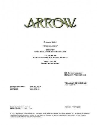 Arrow s04e01 roteiro