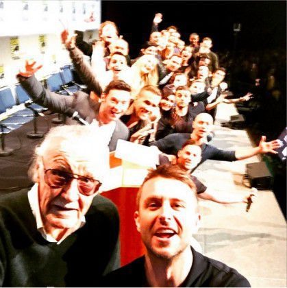 Stan Lee selfie herois da Fox