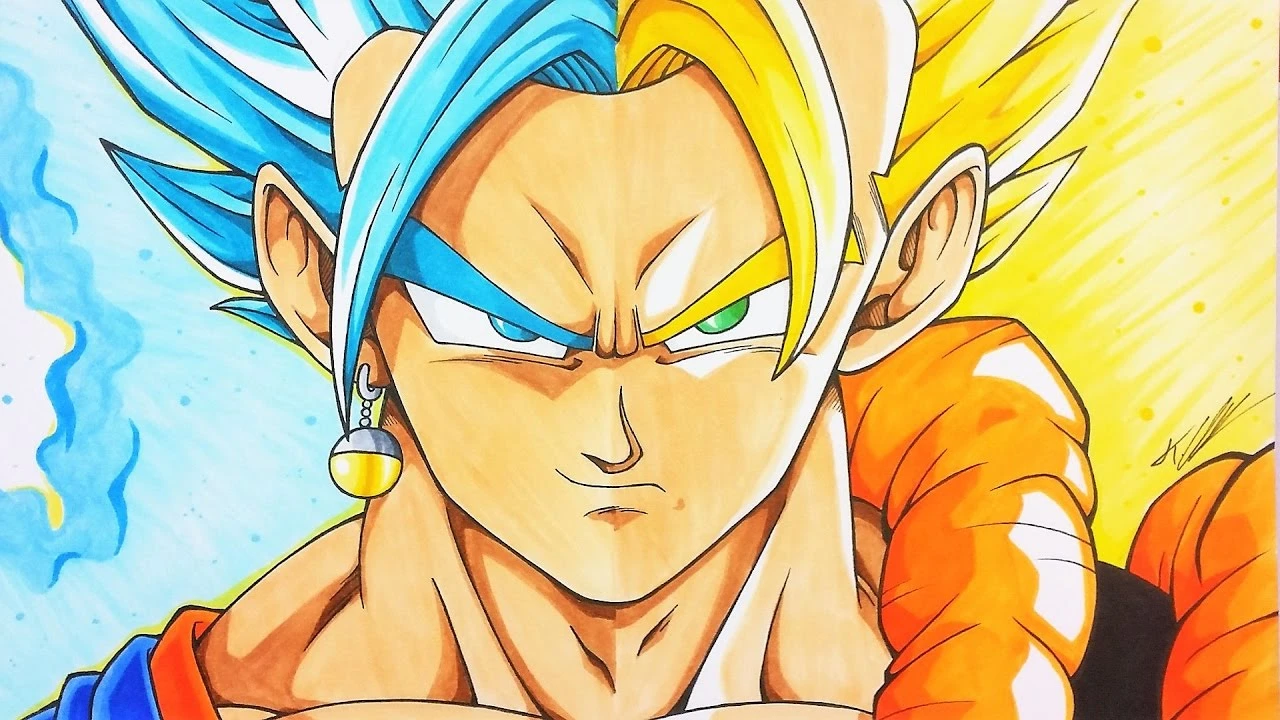 Dragon Ball: Goku Super Sayajin Blue ganha versão moderna em arte
