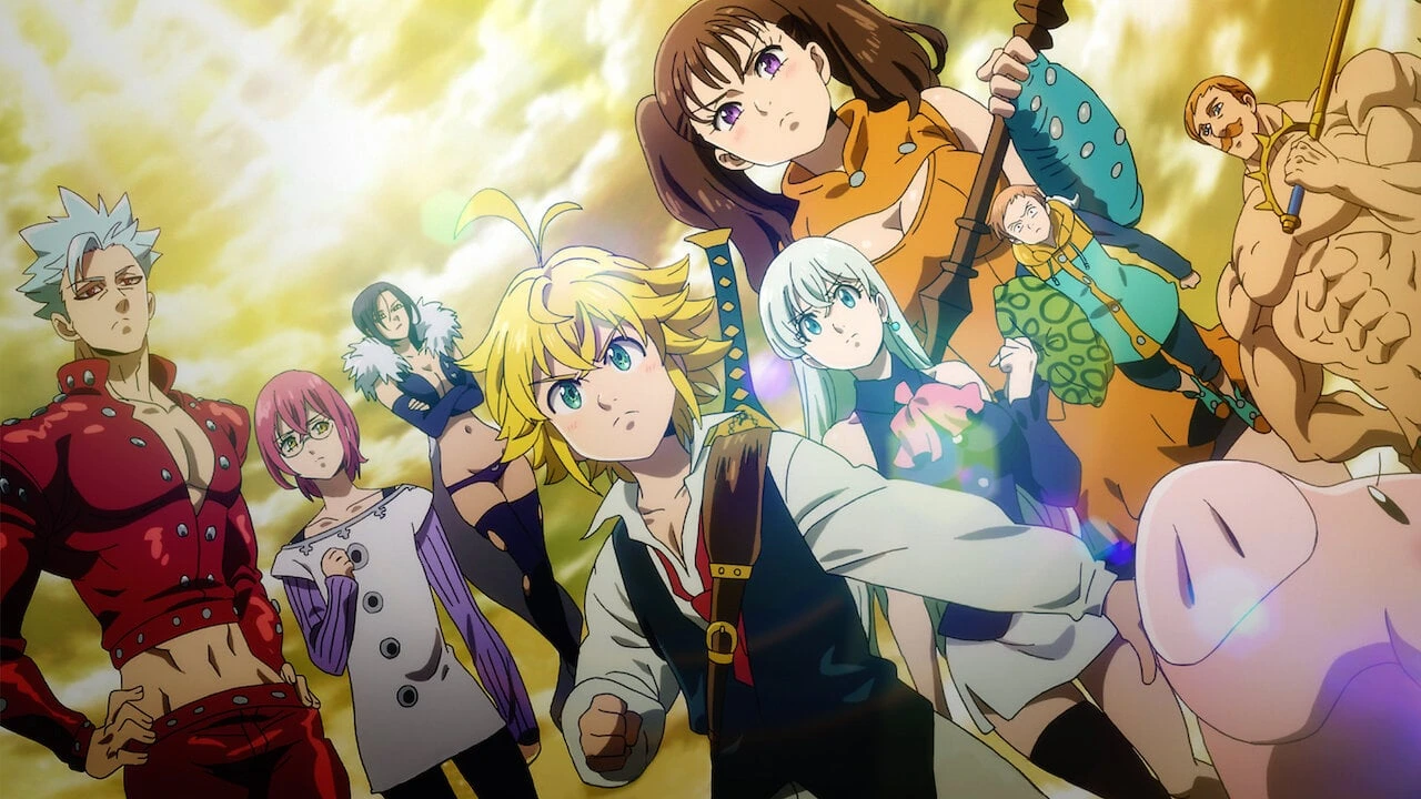 Anime Os Sete Pecados Capitais (Nanatsu no Taizai) 1ª - 3ª Temporadas