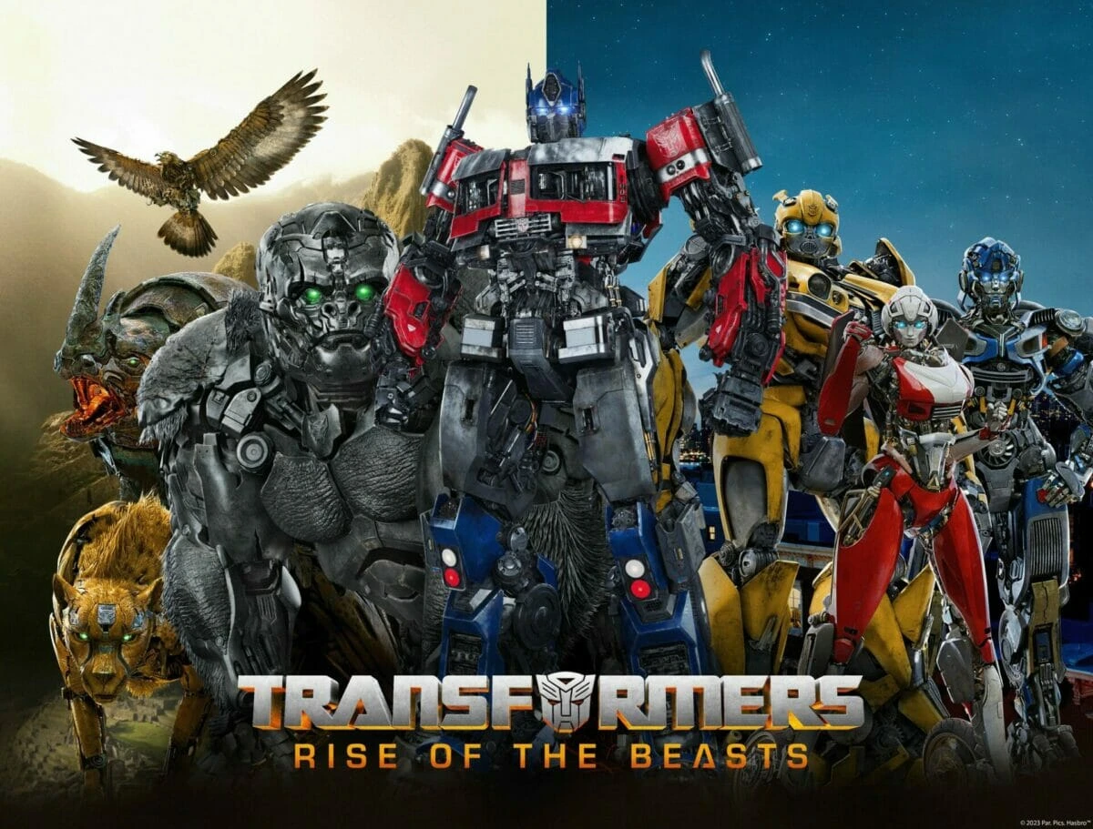 Pôster de Transformers: O Despertar das Feras reúne os robôs do filme