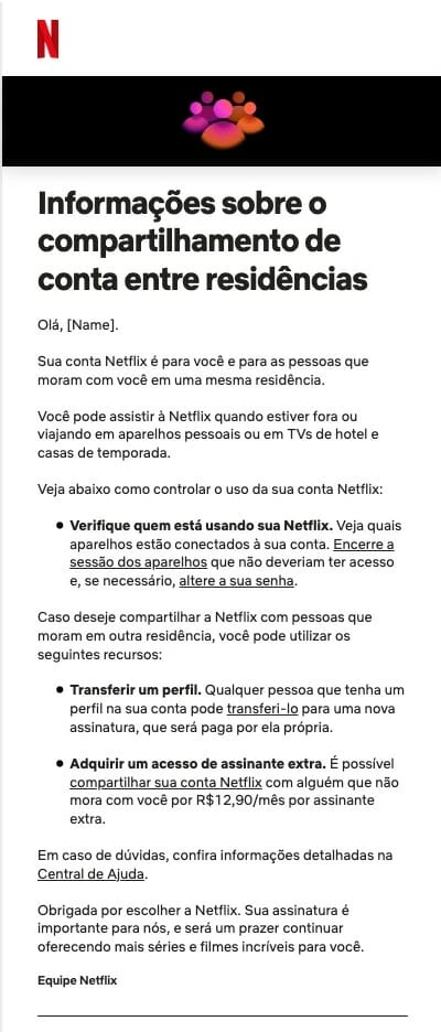 Netflix não exige confirmação do e-mail usado na criação de contas