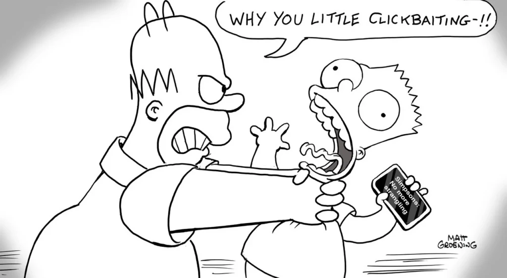 Bart triste desenho
