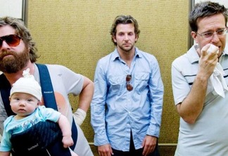 Zach Galifianakis, Bradley Cooper e Ed Helms em Se Beber, Não Case