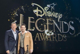 Johnny Depp e George Lucas se tornam Lendas da Disney