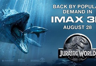 Jurassic World retorna aos cinemas em IMAX 3D