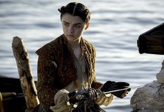 Maisie Williams como Arya em Game of Thrones