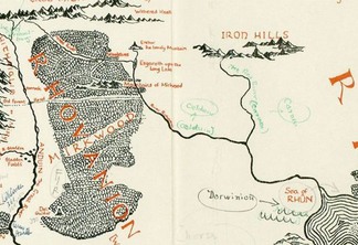 O Senhor dos Anéis | Mapa perdido da Terra Média é achado nas anotações de J.R.R. Tolkien