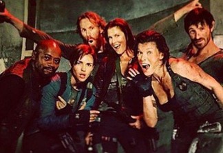 Resident Evil 6 | Milla Jovovich toda suja mas animada em fotos do set