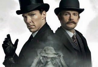 Sherlock e sua Abominável Noiva no pôster do especial de Natal da série