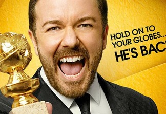 Globo de Ouro 2016 | Cartaz comemora volta de Ricky Gervais como apresentador