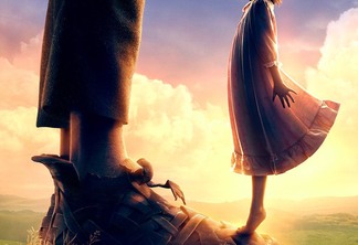 O Bom Gigante Amigo | Pôster do filme de Steven Spielberg mostra a menina e o gigante
