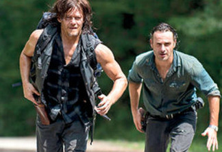Daryl e Rick em The Walking Dead