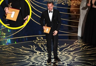 Essa você não viu: Leonardo DiCaprio mostra dedo do meio no palco do Oscar 2016