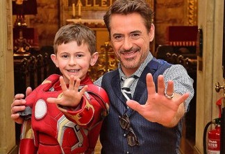 Guerra Civil | Robert Downey Jr posa com jovem Homem de Ferro em hospital infantil