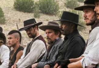 Sete Homens e Um Destino | Denzel Washington, Chris Pratt e mais em banner do remake