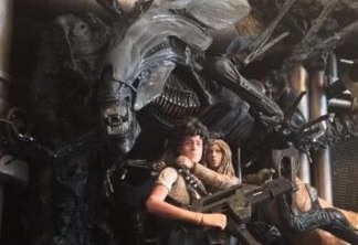 Ripley e Newt no ninho dos alienígenas