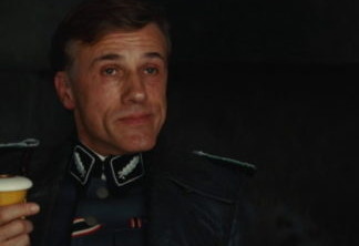 Christoph Waltz como o Coronel Hans Landa em Bastardos Inglórios