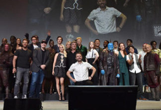 O pessoal reunido no painel da Marvel na Comic-Con 2016