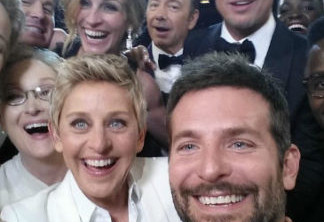 A famosa selfie do Oscar 2014