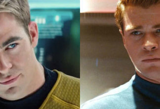 Chris Pine e Chris Hemsworth: filho e pai em Star Trek