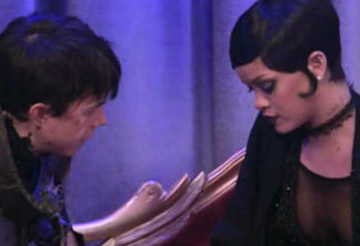 Dane DeHaan e Rihanna em cena de Valerian