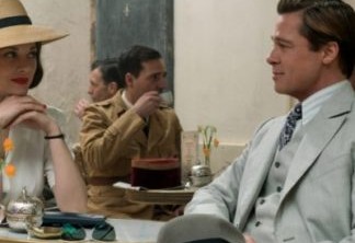 Brad Pitt e Marion Cotillard em Allied