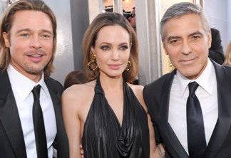 Brad Pitt, Angelina Jolie e George Clooney