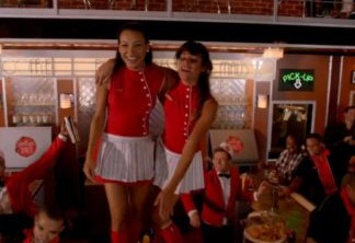 Naya Rivera e Lea Michele em Glee