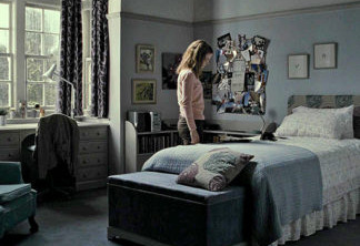 Hermione em seu quarto no penúltimo filme da saga Harry Potter