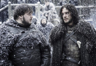 Sam e Jon em Game of Thrones