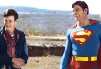 Marc McClure ao lado de Christopher Reeve em Superman II