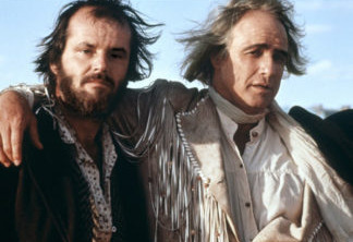 Jack Nicholson (esquerda) e Marlon Brando