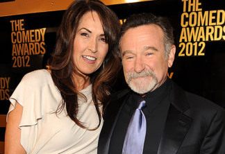 Susan Schneider e Robin Williams em 2012
