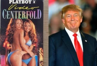 Playboy Centerfold (esquerda) e Donald Trump (direita)