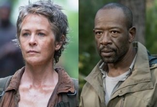 Carol e Morgan em The Walking Dead