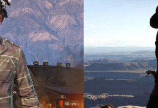 Grand Theft Auto (esquerda) e Westworld